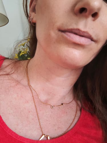 Customer photo review of Collana letter love