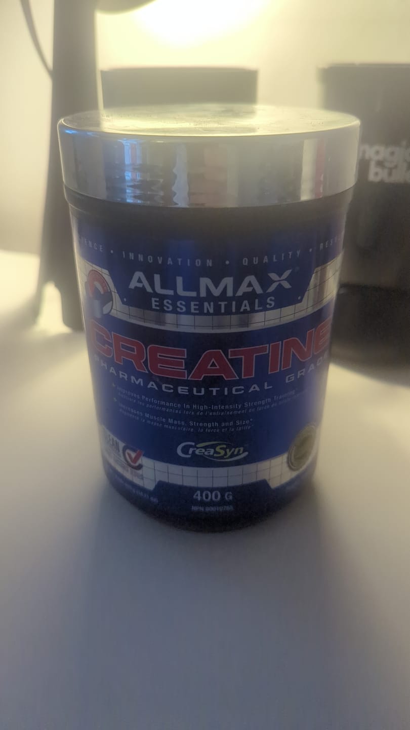 Customer photo review of Allmax - Creatine Monohydrate - 100g-1000g