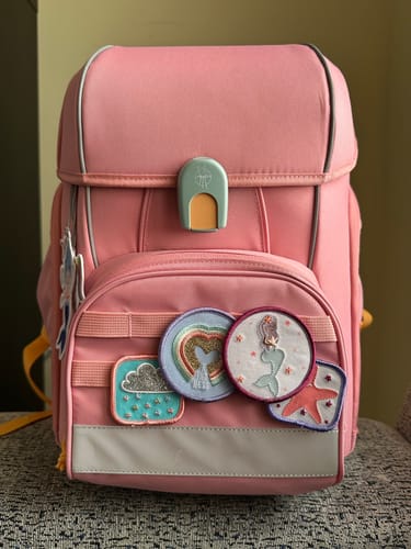 Customer photo review of Lässig Boxy Unique School Backpack Set (7-piece)