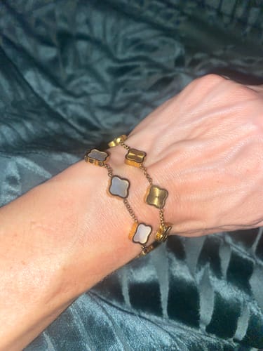 Customer photo review of Celine Clover Bracelet