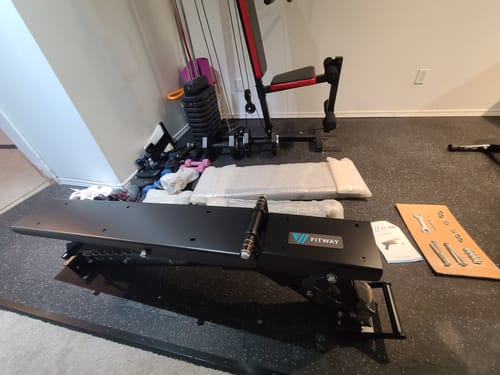 Customer photo review of FITWAY Deluxe Adjustable Bench