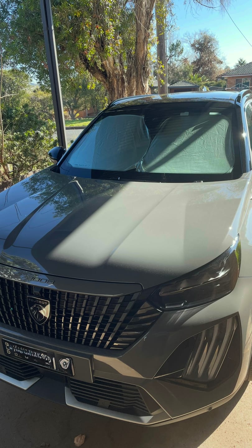 Customer photo review of Peugeot 2008 Front Windscreen Sun Shade