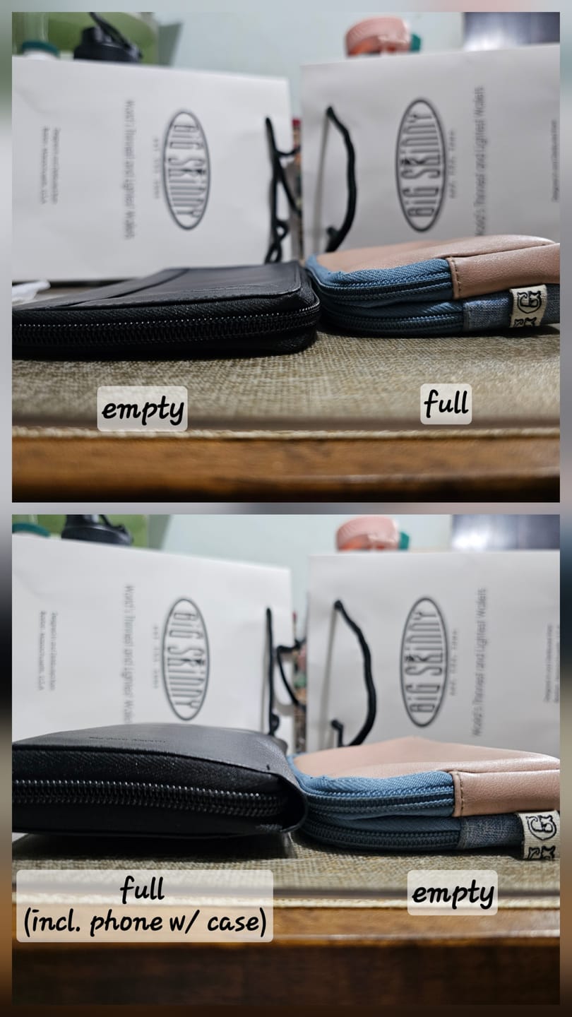 Customer photo review of Leather Panther Clutch Black