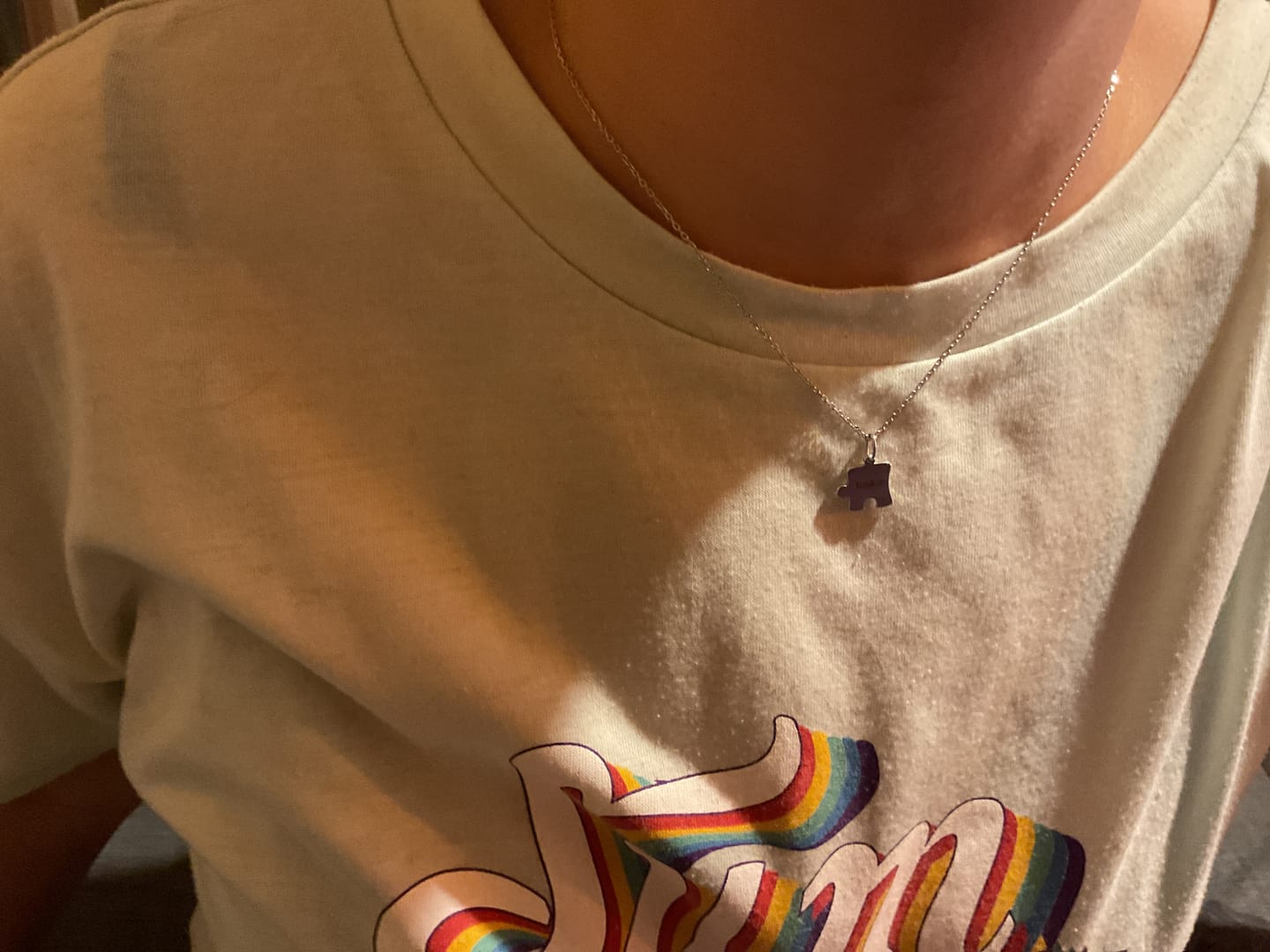 Customer photo review of Collar Puzzle - Personalizado