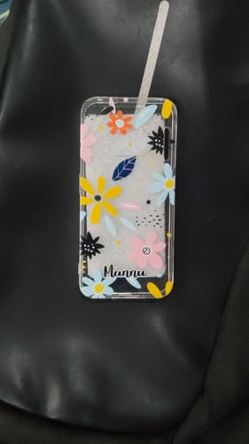Customer photo review of Multi Floral Customize Transparent Silicon Case For Nothing