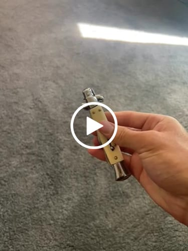 Customer video review of 8.75" Italian Stiletto Switch Kris Blade Pocket Knife
