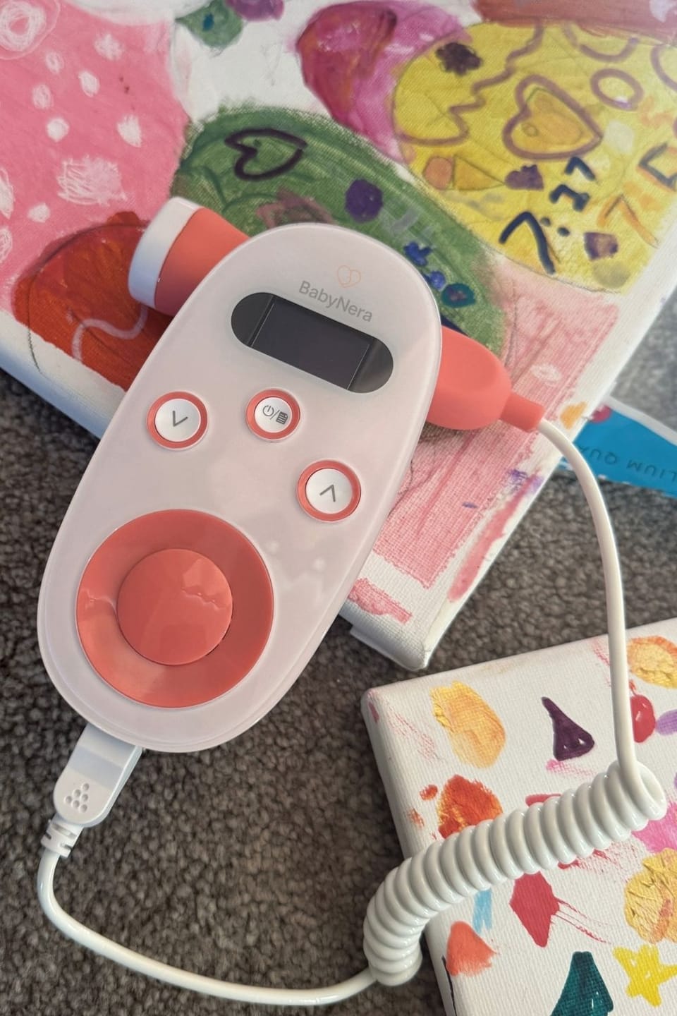 Customer photo review of BabyNera HeartEcho™ Fetal Doppler