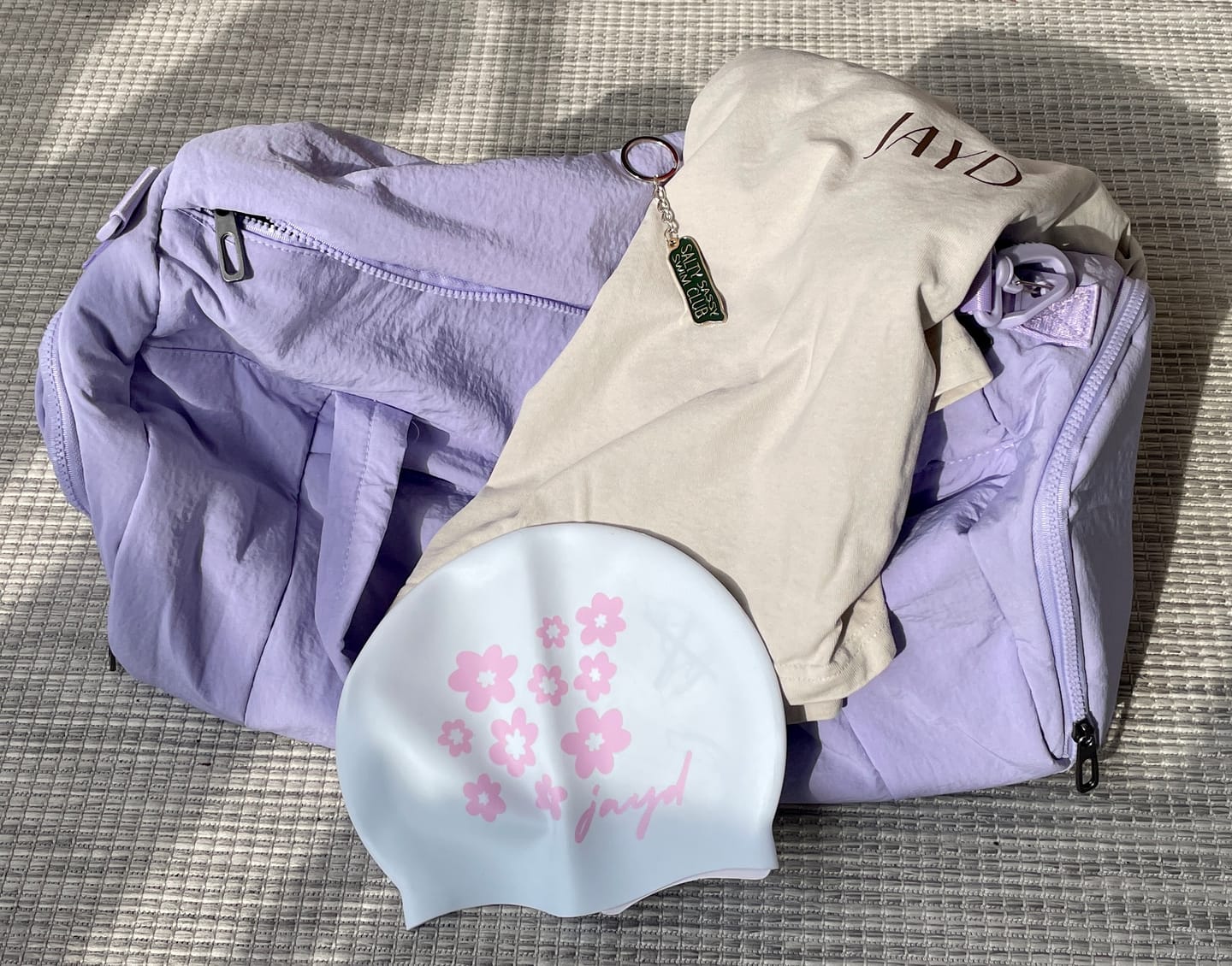 Customer photo review of JAYD Duffel Bag - Purple