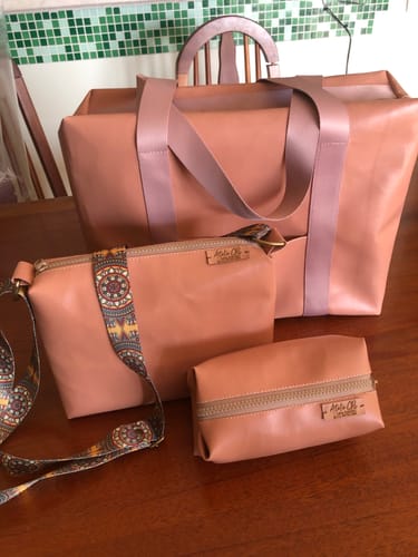 Customer photo review of SINTETICO DUNA 0.8MM FUNDO MALHA COR ROSA GLOSS