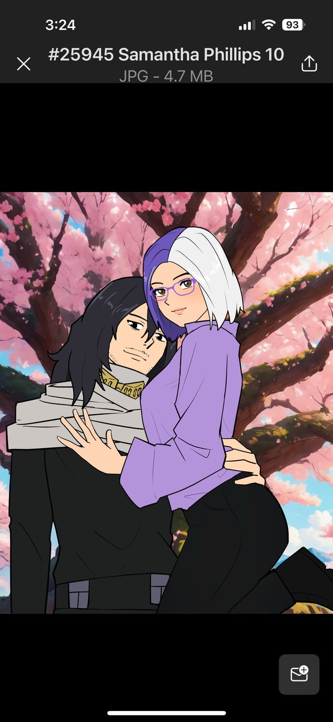 Customer photo review of Custom Anime Portrait (ANY ANIME)