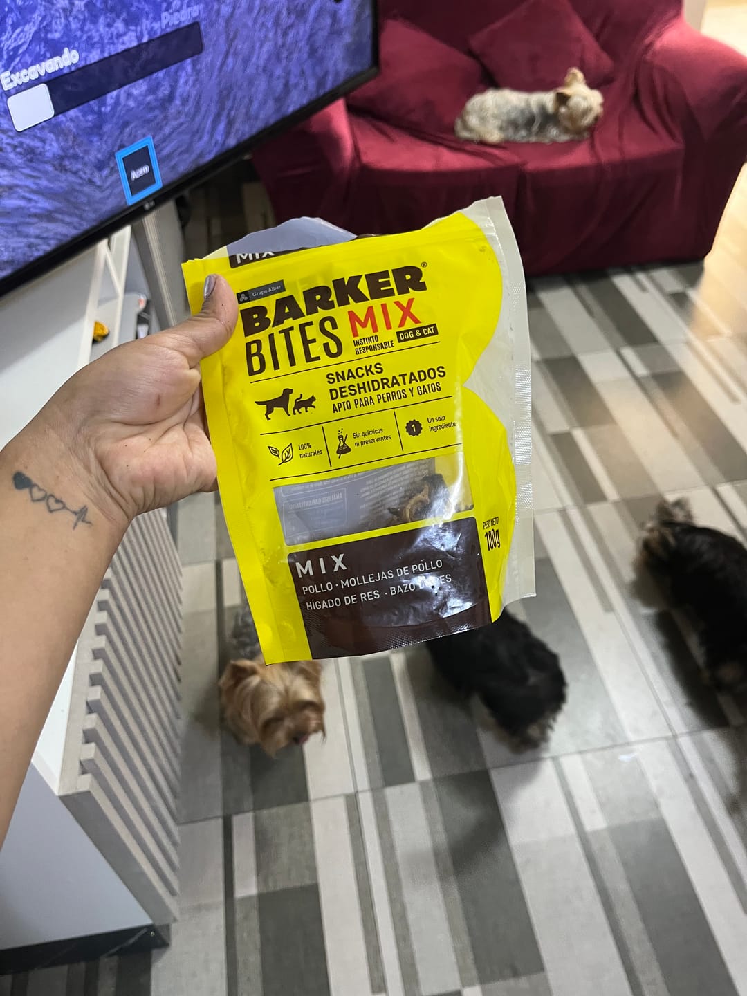 Customer photo review of Barker Bites Mix