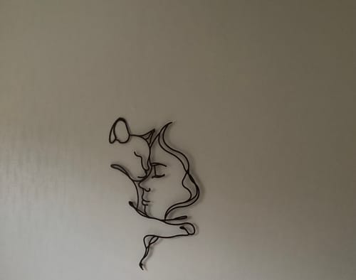 Customer photo review of Décoration Murale Métal - Amoureux des chats