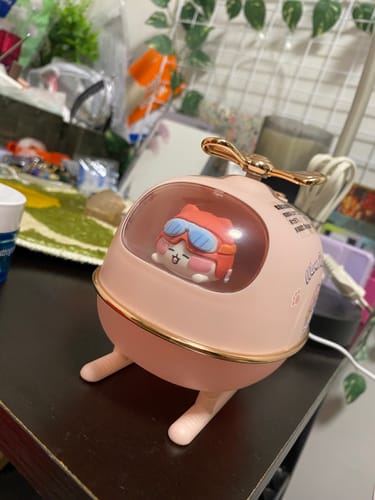 Customer photo review of iCarer Family® Small Aircraft Shape Air Humidifier (Charging Type With Battery)