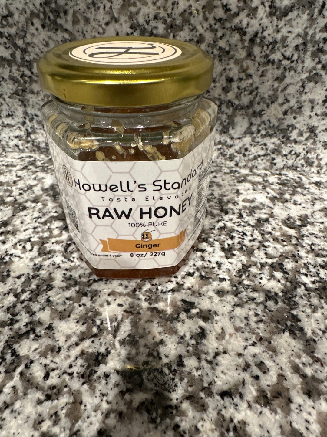 Customer photo review of Pure Fresh Ginger Root Raw Honey