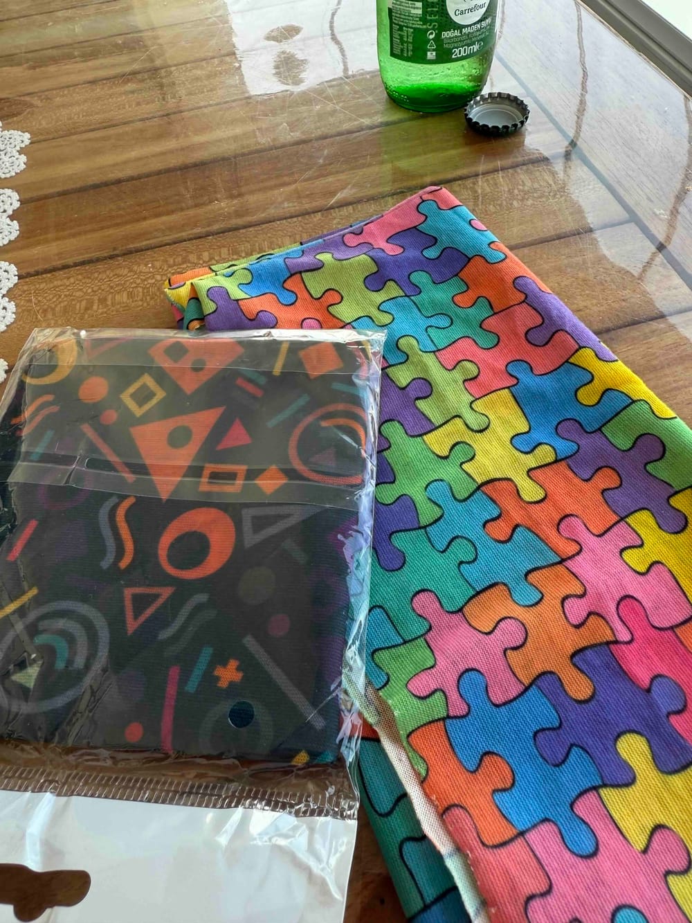 Customer photo review of Valeria Wear - Geometrik Desenli Buff