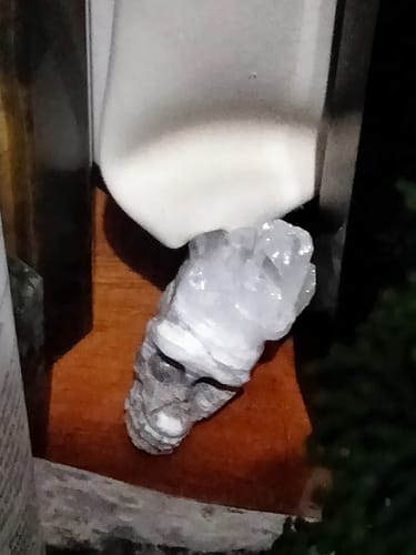 Customer photo review of Crystal Shard Skull