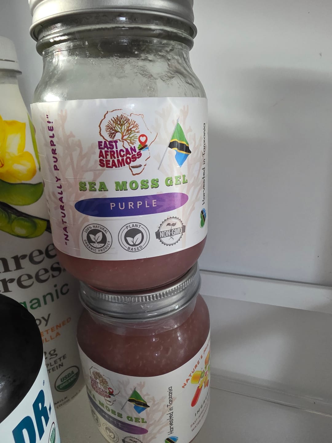 Customer photo review of PURPLE East African Sea Moss Gel (unflavored)