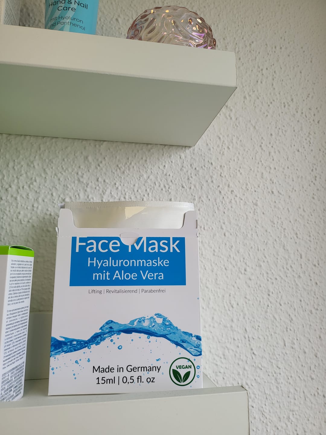 Customer photo review of BM Hyaluron Vliesmaske 8er Set