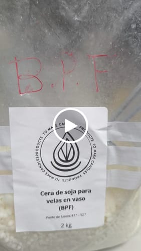 Customer video review of Cera de Soja para Velas en Vaso (BPF)