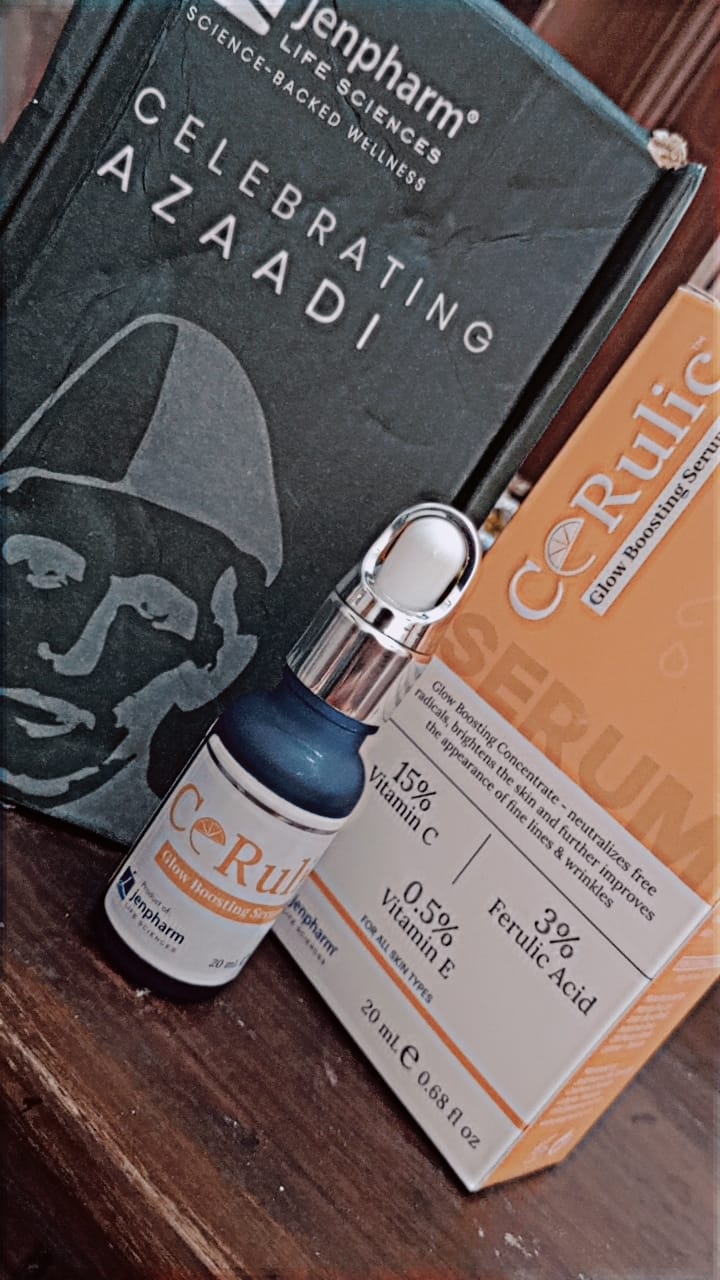 Customer photo review of Cerulic Glow Boosting Serum