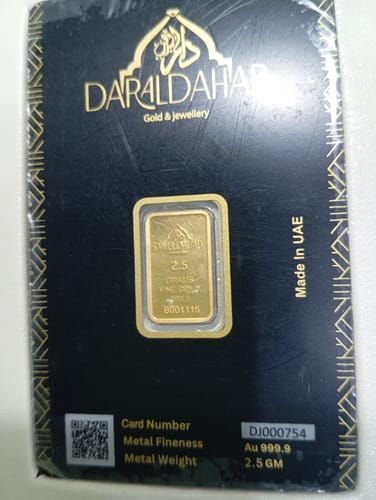 Customer photo review of 1g Gold Bar – 24K | 999.9 Fine Gold