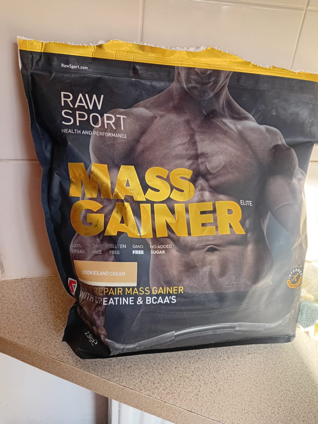 Customer photo review of Mass Gainer Professional | Informed Sport