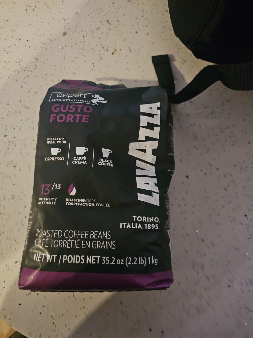 Customer photo review of Lavazza Gusto Forte 1 kg Grano Entero