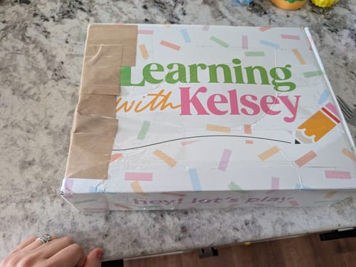 Customer photo review of The Kinder Prep Box- 3 Months