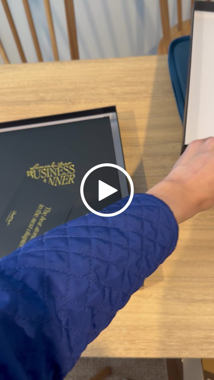 Customer video review of 2025/26 Financial Year Business Planner - Black
