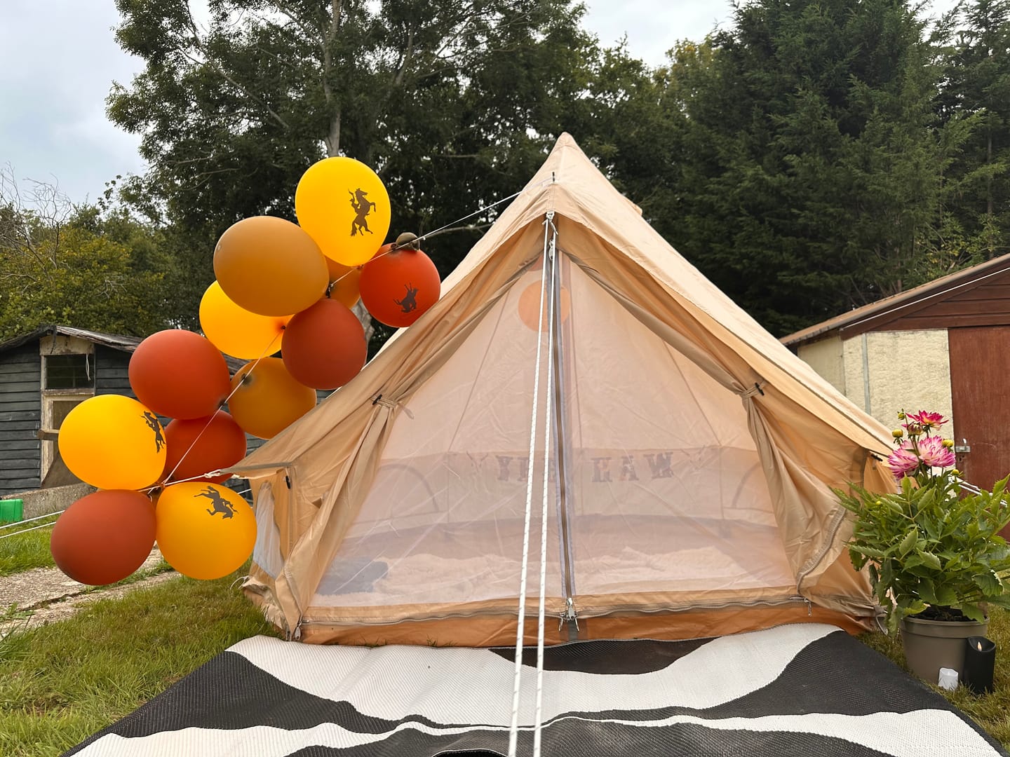 Customer photo review of Classic Bell Tent