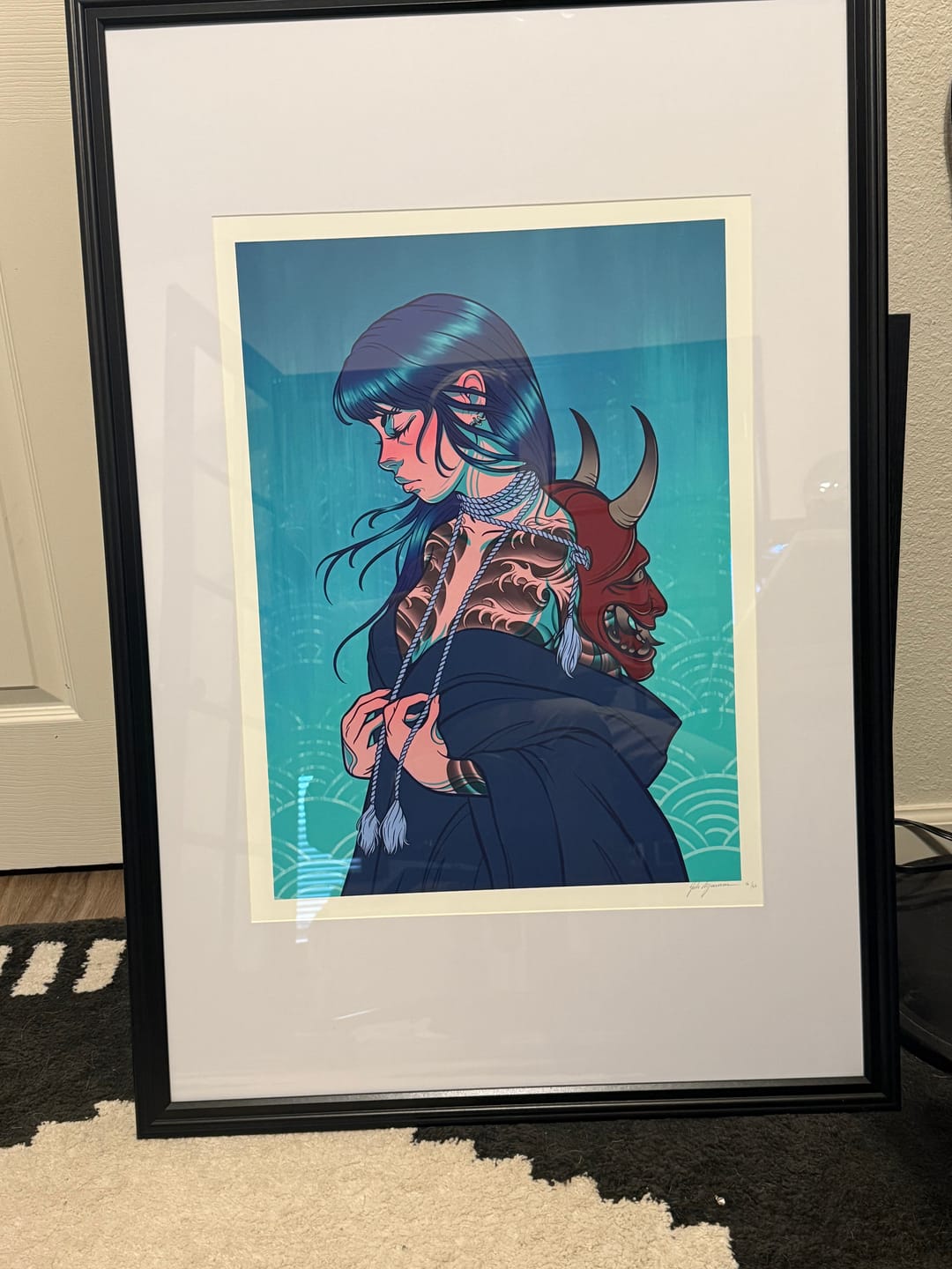 Customer photo review of Mob Ties - Limited Edition Print