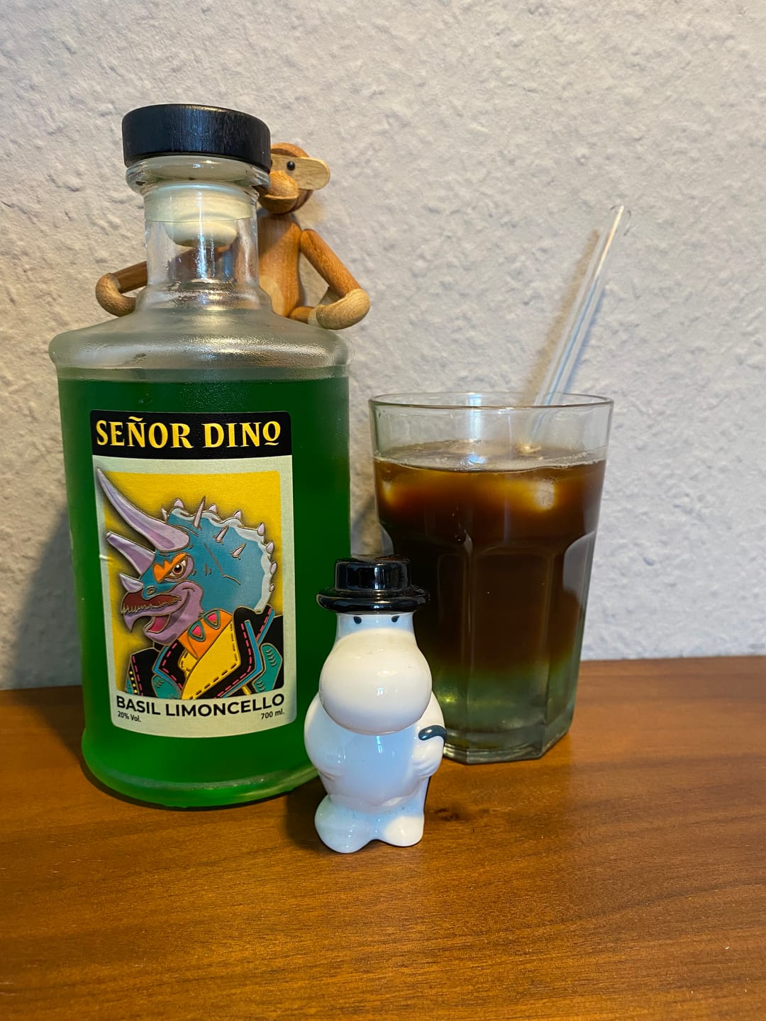 Customer photo review of Señor Dino – Basilikum Limoncello (700 ml)
