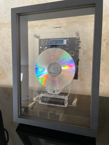 Customer photo review of M1 Music Frame CD Player With Bluetooth