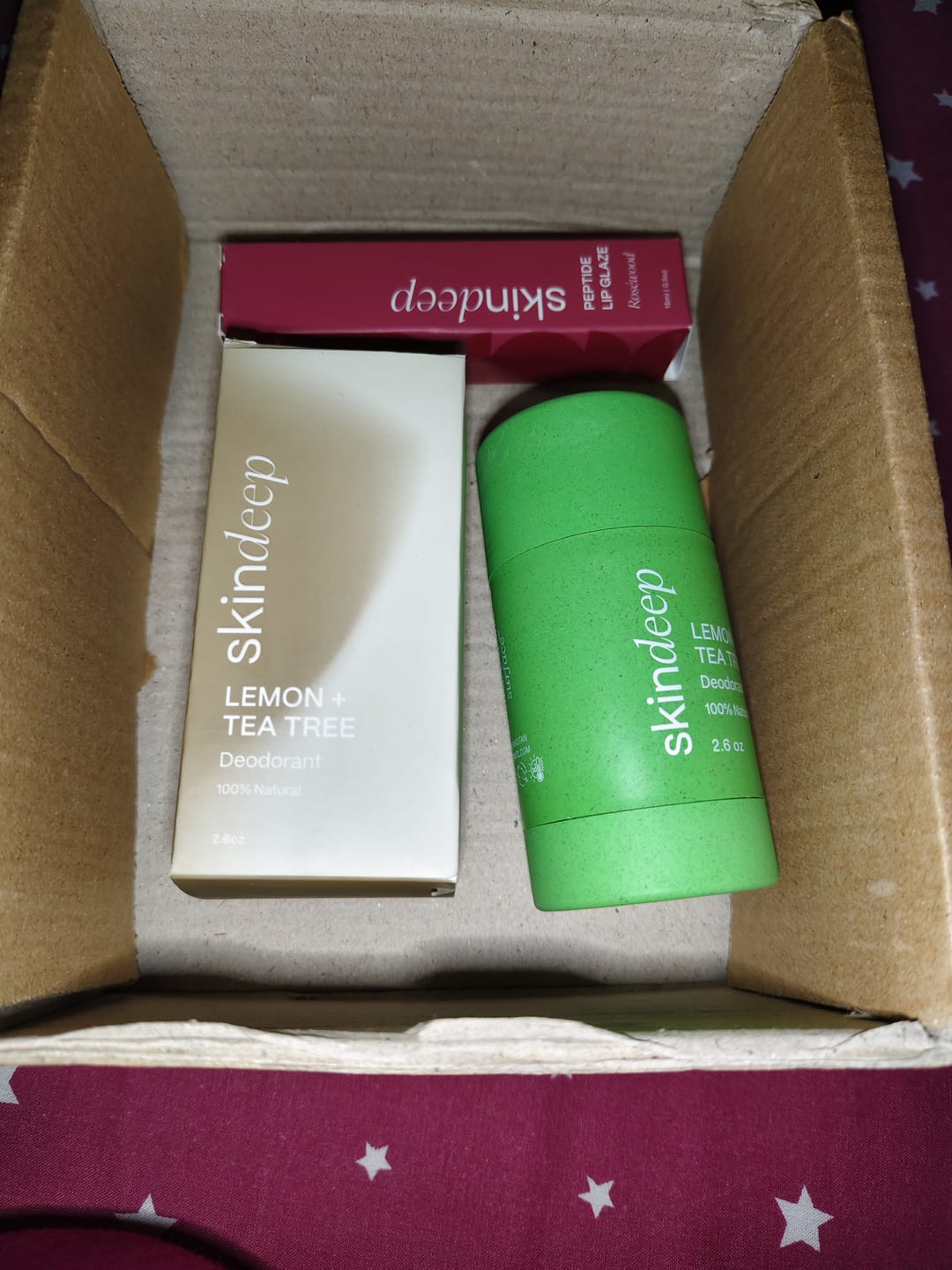 Customer photo review of DEODORANT
