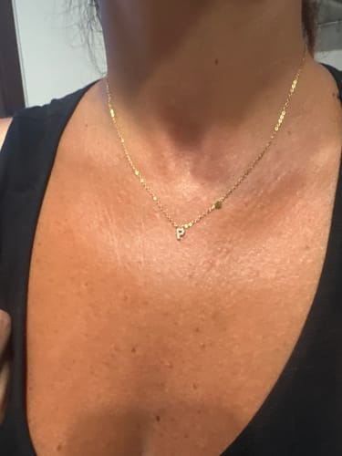 Customer photo review of Collana letter love