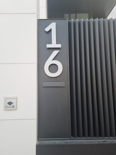 Customer photo review of Numeri e lettere singole 3D