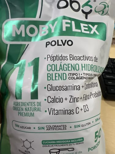 Customer photo review of Pack de 3 Unidades | Oby Moby Flex Colágeno Hidrolizado Blend 500g