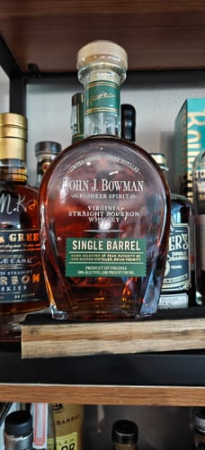 Customer photo review of John J. Bowman Limited Edition Single Barrel Bourbon Whiskey (750ml)