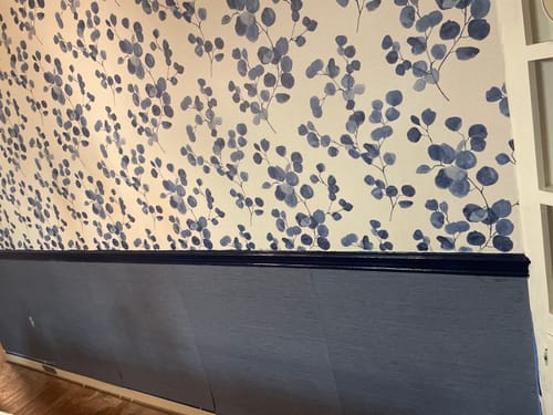 Customer photo review of Anna French ATM16154 Pale Blue and Green on Pearl Mural