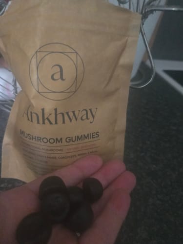 Customer photo review of Mushroom Gummies