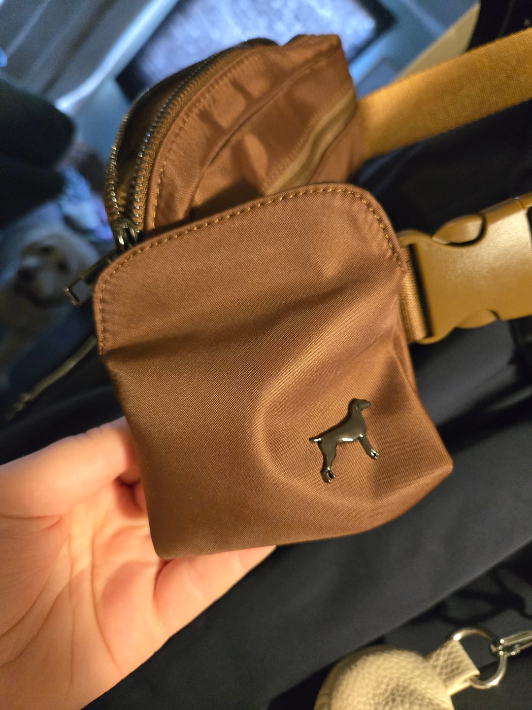 Customer photo review of Dog Treat Pouch