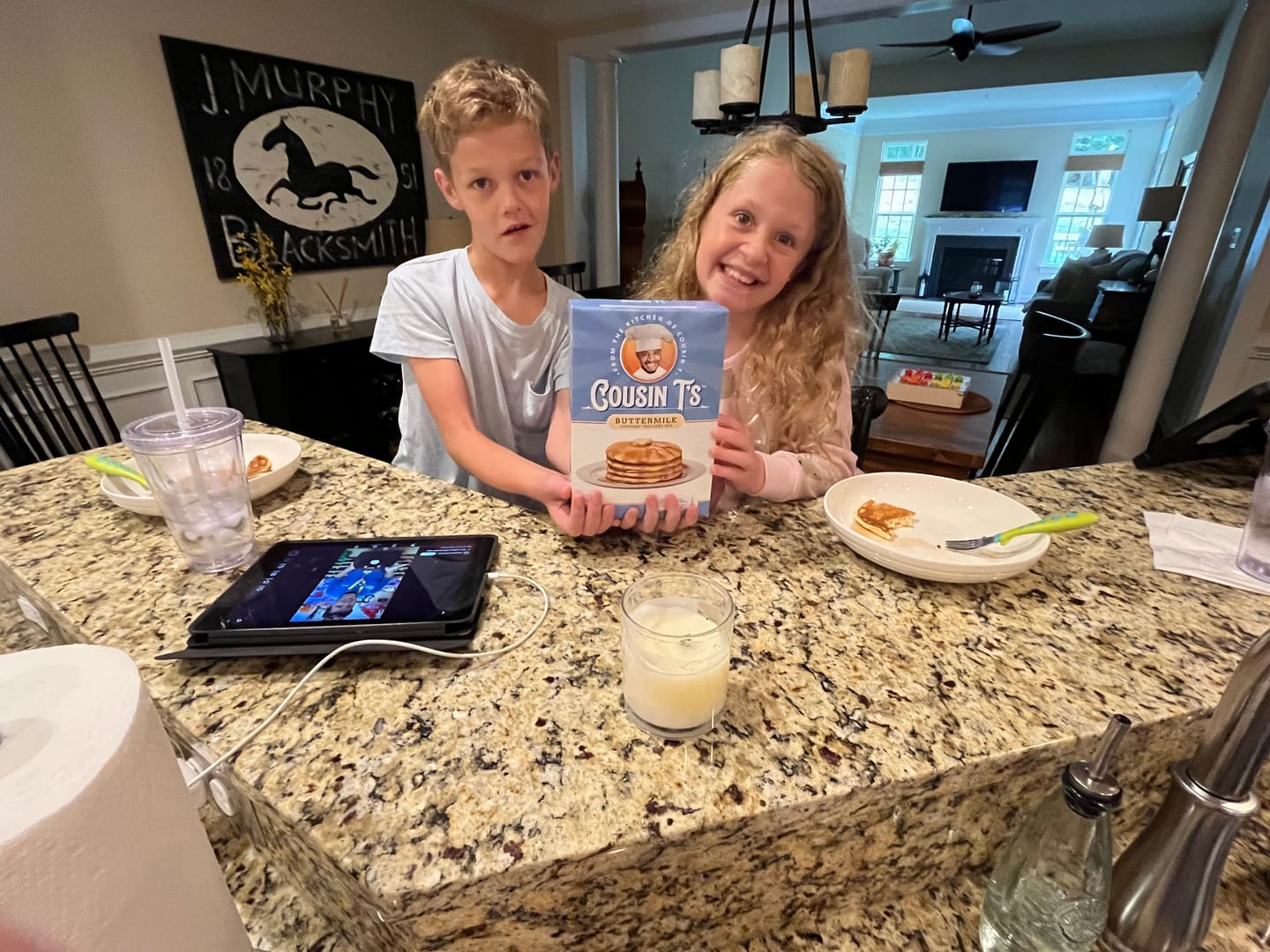 Customer photo review of Cousin T's Buttermilk Gourmet Pancake Mix
