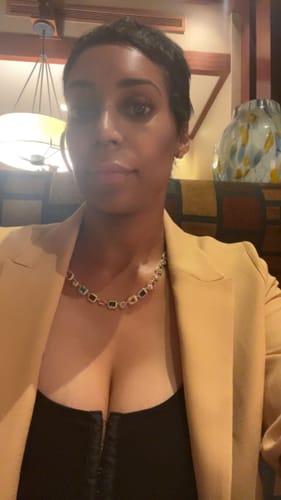 Customer photo review of [PRE-ORDER] Gold Purely Gems Solstice Necklace (No Motifs/Crosses)