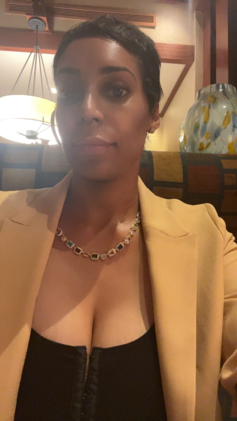 Customer photo review of [PRE-ORDER] Gold Purely Gems Solstice Necklace (No Motifs/Crosses)