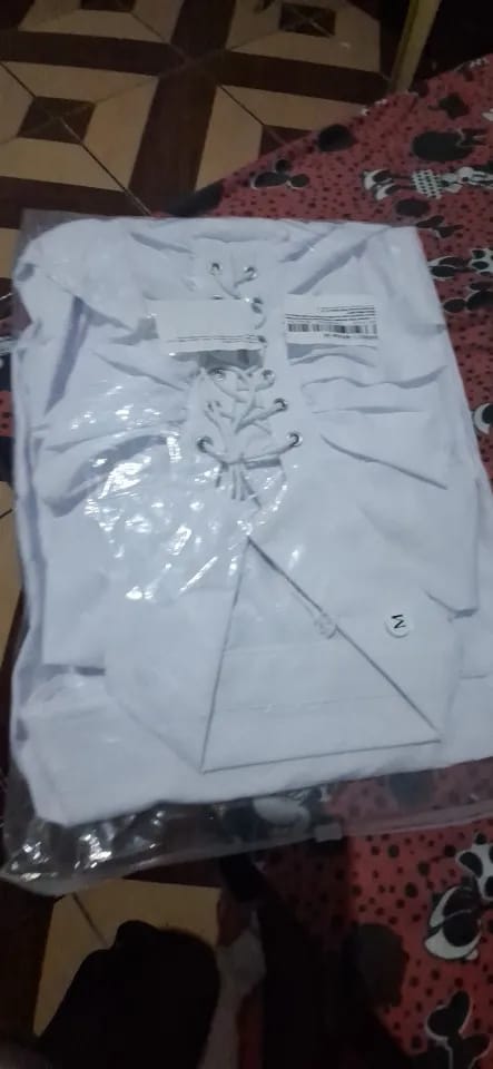 Customer photo review of Steampunk Long Sleeve Ruffled Shirt
