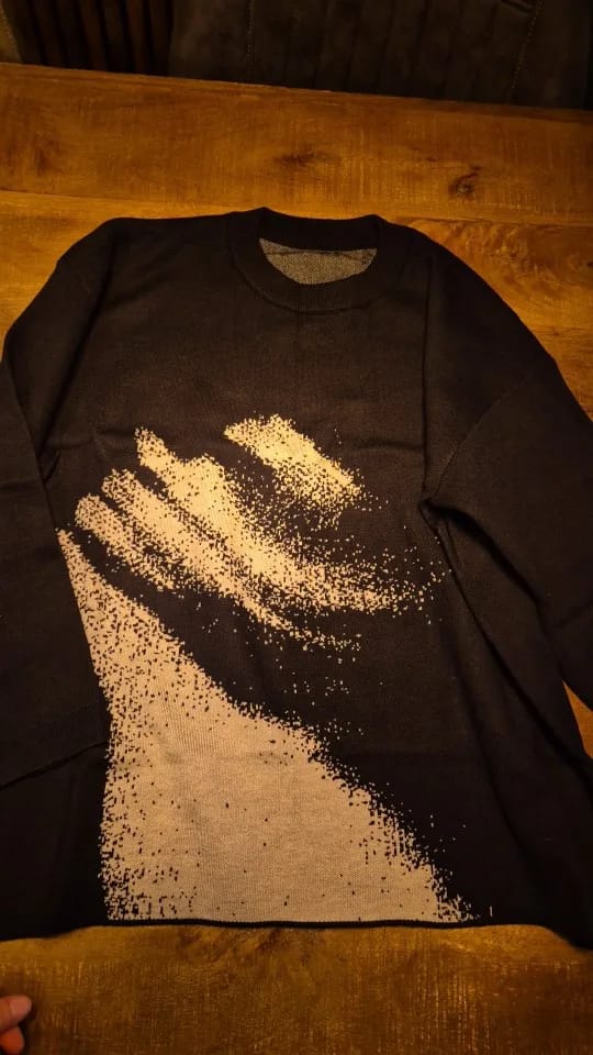 Customer photo review of THE SHAKE SWEATER