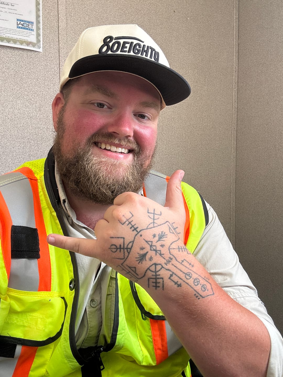 Customer photo review of 80Eighty® Throwback Hat