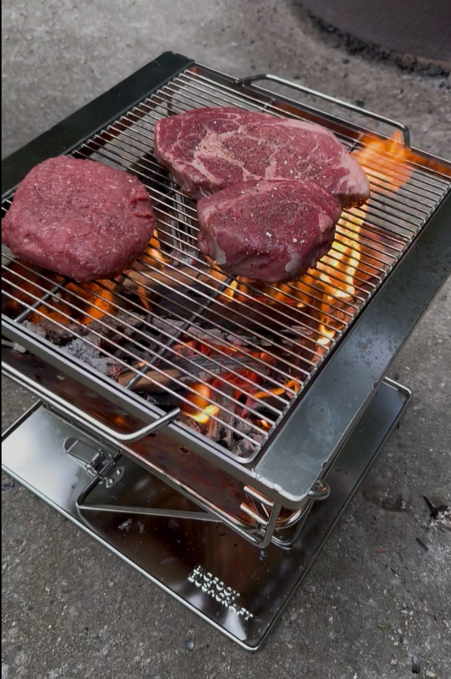 Customer photo review of Flatpack Grill, Stove, & Pit [WAREHOUSE SALE]