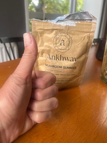 Customer photo review of 2-Month Mushroom Gummies