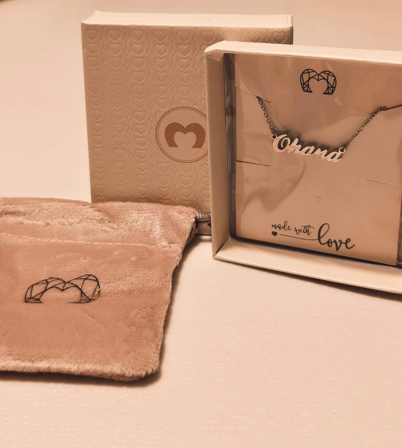 Customer photo review of Cajita Regalo Nude Beige